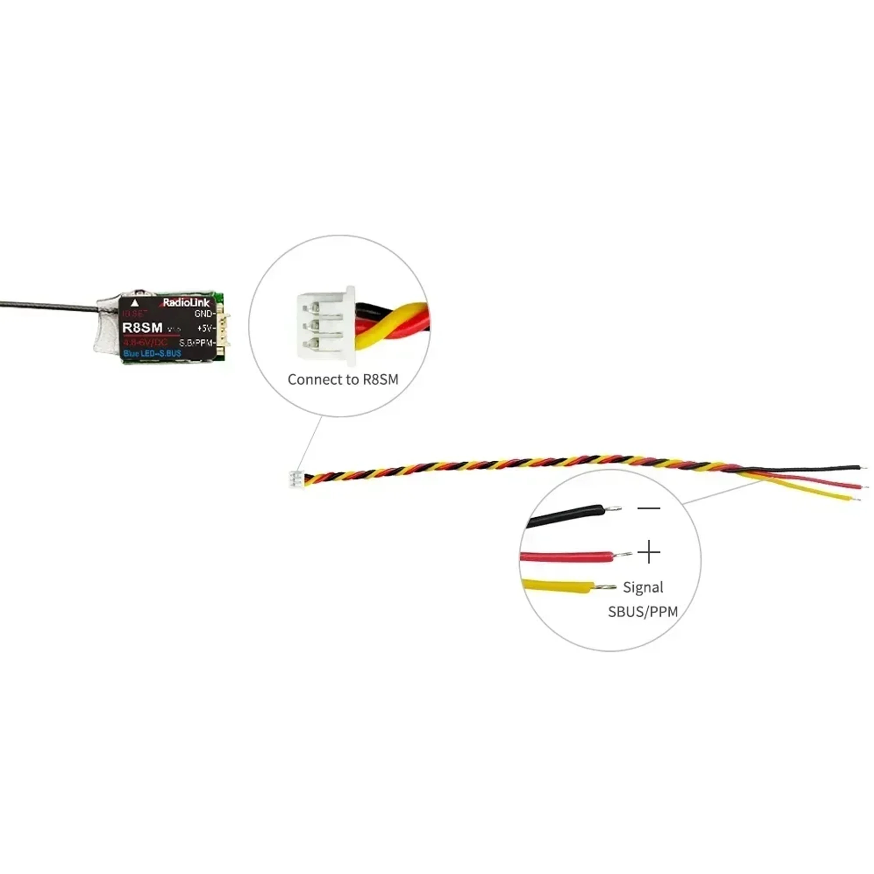 Radiolink R8SM 8 canaux 2.4G M - Receiver Sbus 8Ch avis et prix