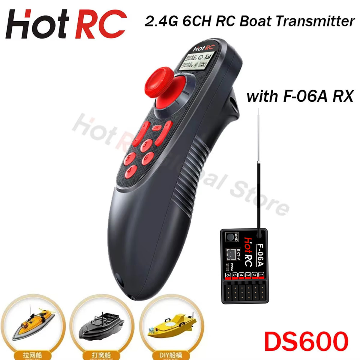 HOTRC DS600 6CH 6 canaux 2.4G  - Rc Hobby Shops avis et prix