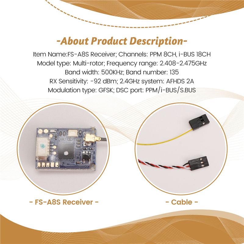 AS96 – Mini récepteur 2,4 GHz  - Receiver Sbus 8Ch avis et prix