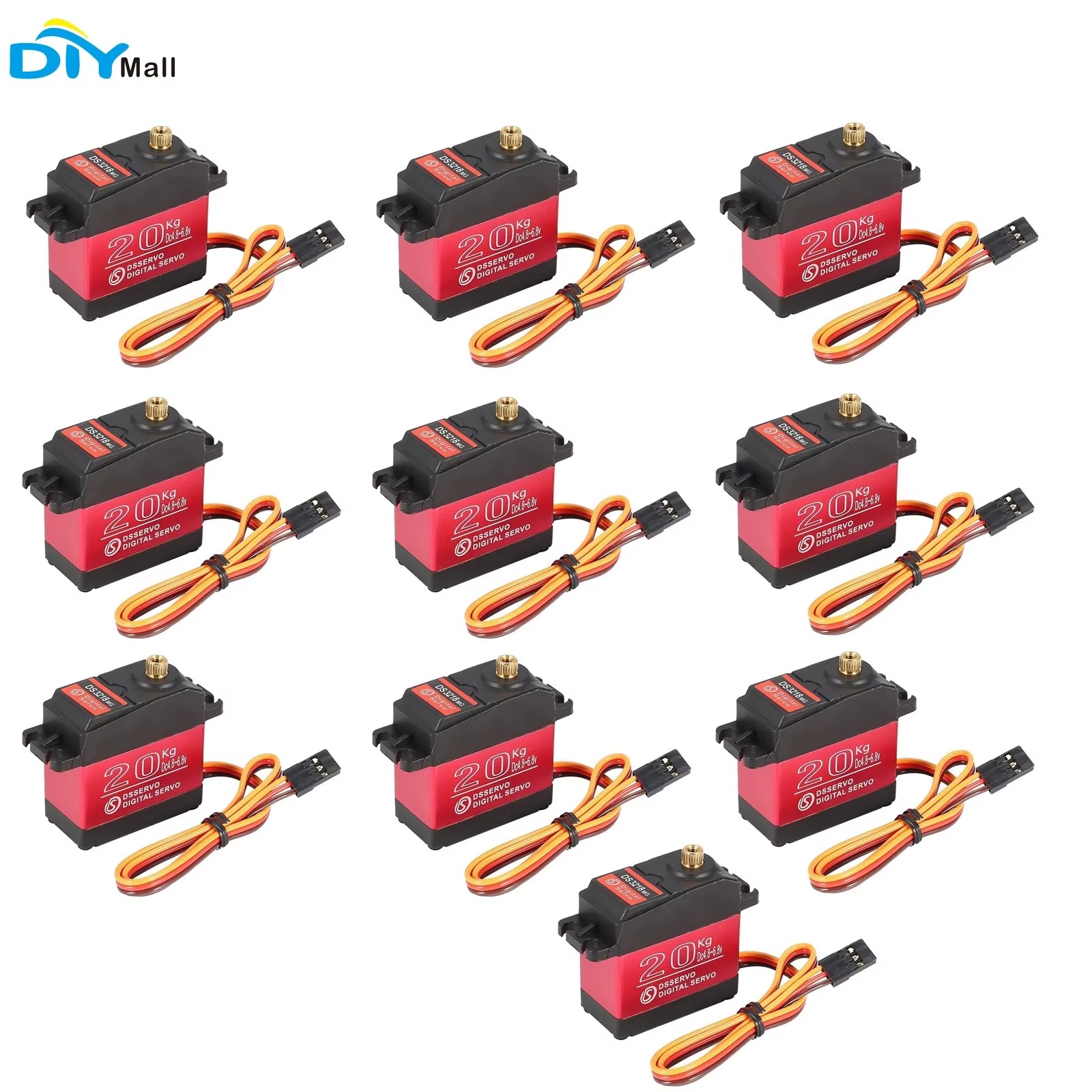 10PCS DS3218 20KG Servo numéri - Rc Hobby Shops avis et prix