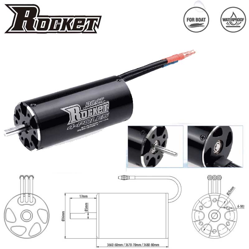ROCKET-RC 2968 2958 2948 Moteu - Rc Hobby Land avis et prix